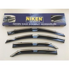 Niken Honda Civic 2007 - 2011 Niken Kromlu Cam Rüzgarlığı