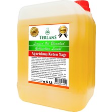 Terlans 100% Saf KETEN YAĞI 5 litre Ahşap Koruyucu & Resim Yağı