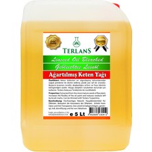 Terlans 100% Saf KETEN YAĞI 5 litre Ahşap Koruyucu & Resim Yağı