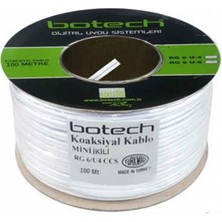 Botech Rg6/U 4K Çanak Anten 30 Metre Kablo