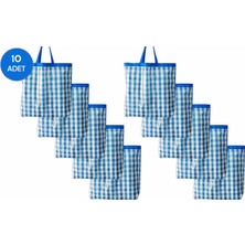 Esertrade Pazar Alışveriş Çantası Mavi 10'l u