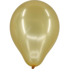 Cansüs 100lü Metalik Balon Gold 12İnç