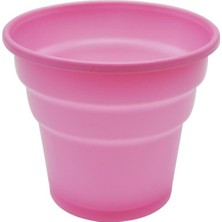 Cansüs 25li Tek Kullanımlık Plastik Bardak Pembe