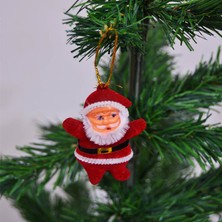 Cansüs 6lı Noel Baba Yılbaşı Ağacı Süsü 6 cm