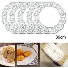 Cansüs 100lü Yuvarlak Dantel Kağıt Altlık 36 cm