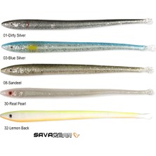 Savage gear Savage gear LB Sandeel Slug 16.5 cm 5 Adet Sahte Balık