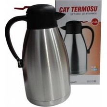 Penguen 1200B Çift Katlı Çelik Termos 2 Litre Çay Termosu