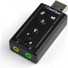 Blueway 7.1 Ses Kartı Sound Efektli USB 2.0 Çevirici Dönüştürücü