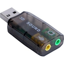 Blueway 5.1 Sound USB Ses Kartı Virtual 3D Çevirici Dönüştürücü