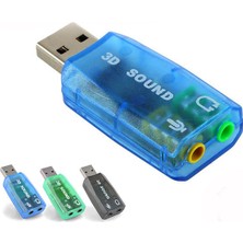 Blueway 5.1 Sound USB Ses Kartı Virtual 3D Çevirici Dönüştürücü