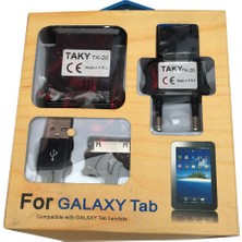 Taky Samsung Galaxy Tab Şarj Adaptör Ve Kablosu 5V2A