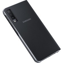 Samsung Galaxy A7 2018 Cüzdan Kılıf - (Siyah)-EF-WA750PBEGWW