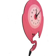 Good Time Flamingo Sallanır Sarkaçlı Duvar Saati