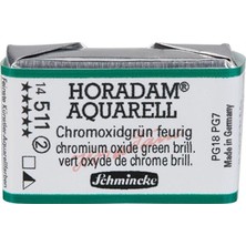 Schmincke Horadam Artist Sulu Boya Tam Tablet 511 Chr. Oxide Green Brilliant