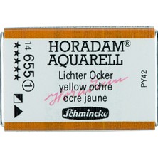 Schmincke Horadam Artist Sulu Boya Tam Tablet 655 Yellow Ochre