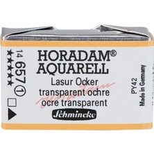 Schmincke Horadam Artist Sulu Boya Tam Tablet 657 Transparent Ochre