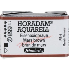 Schmincke Horadam Artist Sulu Boya Tam Tablet 658 Mars Brown