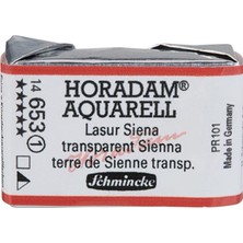 Schmincke Horadam Artist Sulu Boya Tam Tablet 653 Transparent Sienna