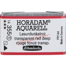 Schmincke Horadam Artist Sulu Boya Tam Tablet 355 Transparent Red Deep