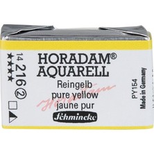 Schmincke Horadam Artist Sulu Boya Tam Tablet 216 Pure Yellow