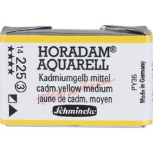 Schmincke Horadam Artist Sulu Boya Tam Tablet 225 Cadmium Yellow Medium