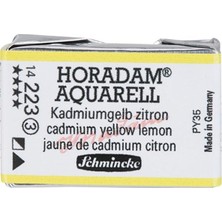 Schmincke Horadam Artist Sulu Boya Tam Tablet 223 Cadmium Yellow Lemon
