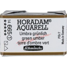 Schmincke Horadam Artist Sulu Boya Tam Tablet 665 Green Umber