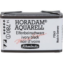 Schmincke Horadam Artist Sulu Boya Tam Tablet 780 Ivory Black