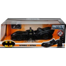 Jada Figürlü Batmobile  1989 1/24