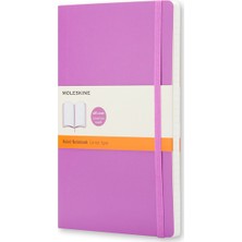 Moleskine Defter Yumuşak Kapak Cep Boy Çizgili Orkide Moru Qp611H4