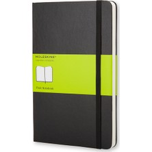 Moleskine Defter Sert Kapak L Boy Düz Siyah