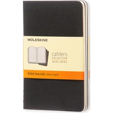 Moleskine Cahier 3Lü Defter Siyah.Çizg.Cep Boy 64Syf Qp311