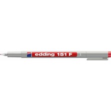 Eddıng Asetat Kalemi E-151F Kırmızı