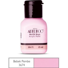 Artdeco Akrilik Boya 25 Ml Bebek Pembe Y-070A-3674