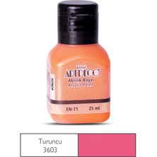 Artdeco Akrilik Boya 25 Ml Turuncu 070A-3603