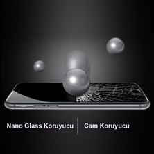 Gpack Xiaomi Mi Mix 3 Kılıf Premier Silikon Esnek Koruma + Nano Glass Kırmızı