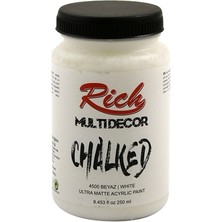 Rıch Chalked Akrilik Boya 250 Cc Beyaz 4500