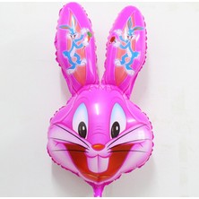 Parti Feneri Bugs Bunny Folyo Balon Pembe 60 cm
