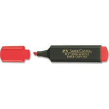 Faber-Castell  Fosforlu Kırmızı Kalem 154821