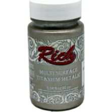 Rich Multisurface Titanium Metalik Boya Barok Bej 90 cc - 2506