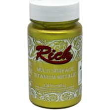 Rich Multisurface Titanium Metalik Boya Rich Gold 90 cc - 2520