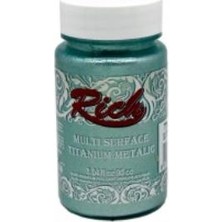 Rich Multisurface Titanium Metalik Boya Su Yeşili 90 cc - 2550
