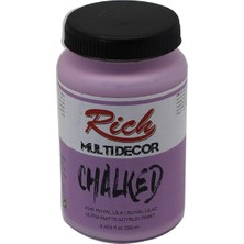 Rich Multi Decor Chalked Akrilik Boya Royal Lila 250 cc - 4540
