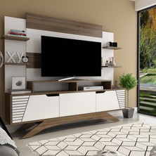 Decoroti̇ka Deparo Tv Ünitesi Beyaz Ceviz