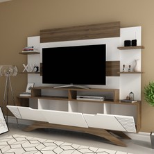 Decoroti̇ka Deparo Tv Ünitesi Beyaz Ceviz