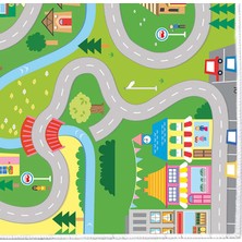 Dekoreko Antialerjik Kaymaz Taban Yıkanabilir Çocuk Odası Halısı 509 80X120 cm
