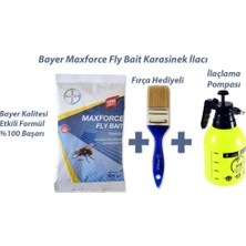 Bayer Maxforce FlyBait Karasinek Kovucu 100gr + Fırça & Kovucu Pompası