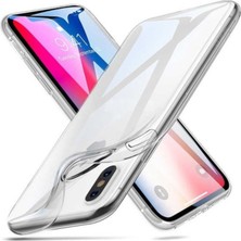 Jopus Apple iPhone X Şeffaf Silikon Kılıf+ Cam Ekran Koruyucu