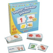 Diy - Toy Eğlenceli Sayılar Renkler Şekiller Çocuk Puzzle Dıy Toy