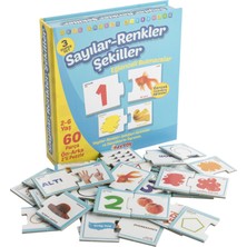 Diy - Toy Eğlenceli Sayılar Renkler Şekiller Çocuk Puzzle Dıy Toy